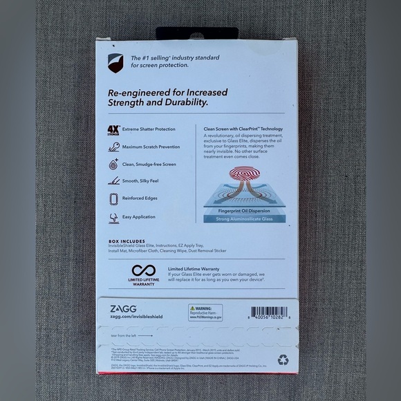 InvisibleShield Glass Elite iPhone 11 Screen Protector Shatter Protection Size - Picture 3 of 3